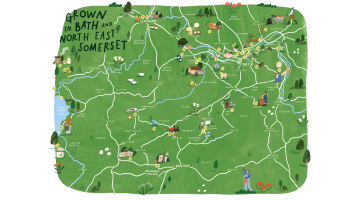 Grown in Bath Map